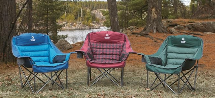 Padded budget camping chairs